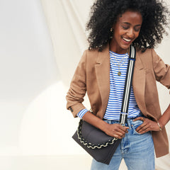 The Shoulder Strap - Black Chain