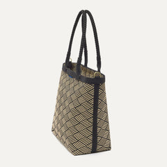 The Lightweight Zip Tote - Polar Zig Zag