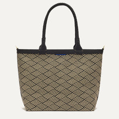 The Lightweight Zip Tote - Polar Zig Zag